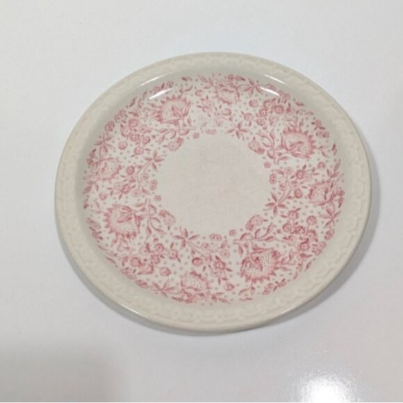 Syracuse China Roxbury Red Floral Dinner Plate Vintage Porcelain USA - Picture 2 of 9